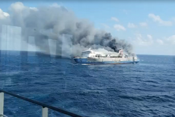 Indonesia: Five dead, 41 missing after ferry catches fire off Madura Island