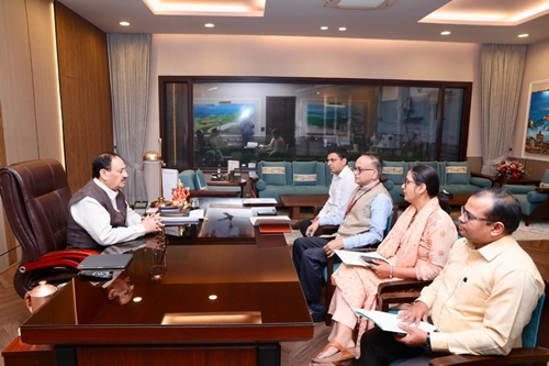 Union Minister J P Nadda reviews fertiliser department preparedness for Kharif, Rabi seasons