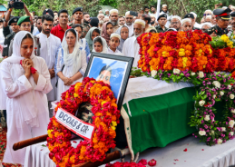 Army Major Hamza Arif’s Last Rites Held With Full Military Honours in Indore 