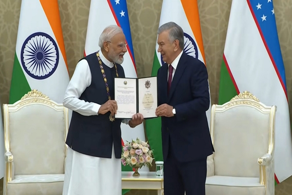 PM Modi Conferred With Uzbekistan’s Supreme State Award ‘Order of Oliy Darajali Dustlik’