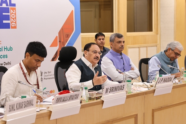 Health Minister Nadda Chairs CEO Round Table at India Medical Device Conference 2026