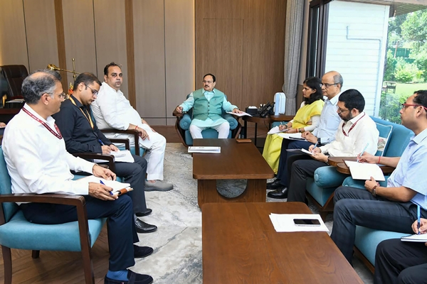 JP Nadda Reviews H1N1 Influenza Situation and Preparedness in Country