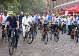 NCC organises Cyclothon to commemorate 79 years of India’s Independence NCC organises Cyclothon to commemorate 79 years of India’s Independence