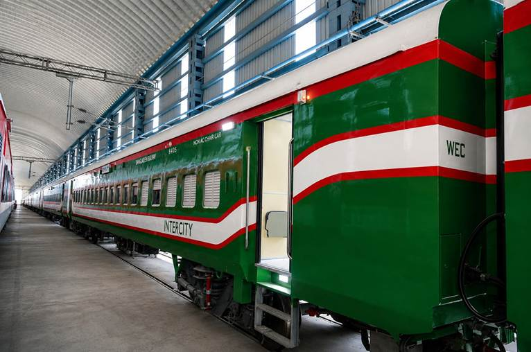 Rail Coach Factory Kapurthala rolls out first rake of 19 LHB coaches for Bangladesh Railways
