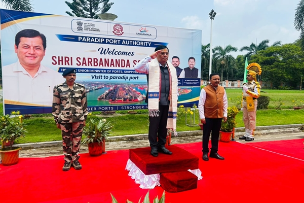 Sarbananda Sonowal Inaugurates Seven Major Projects Worth Around ₹427 Crore at Paradip Port