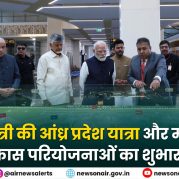 Surkhiyon Mein – प्रधानमंत्री की आंध्र प्रदेश यात्रा और महत्वपूर्ण विकास परियोजनाओं का शुभारम्भ