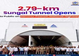 J&K: Sungal Tunnel Opens To Public Ahead of Schedule
