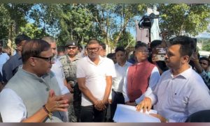 সোণাপুৰৰ কমাৰকুছিস্থিত জুবিন ক্ষেত্ৰৰ নিৰ্মাণকাৰ্যৰ বুজ মুখ্যমন্ত্রী ড° হিমন্ত বিশ্ব শৰ্মাৰ