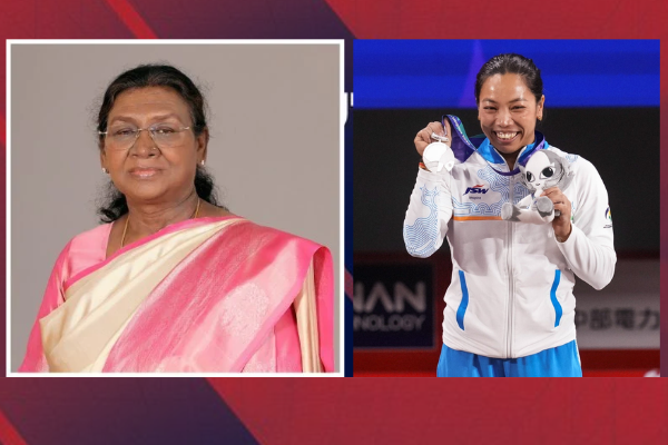 President Murmu congratulates Mirabai Chanu on winning Silver at Asian Games