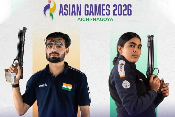 जापान एशियाई खेलों में कमलजीत और सुरुचि सिंह की जोड़ी मिक्स्ड टीम 10 मीटर एयर पिस्टल स्‍पर्धा के फ़ाइनल में पहुंची