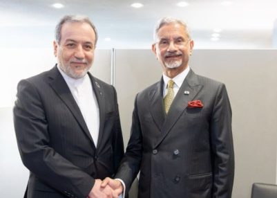 EAM Jaishankar meets Russian, Iranian counterparts on sidelines of UNGA in New York EAM Jaishankar meets Russian, Iranian counterparts on sidelines of UNGA in New York