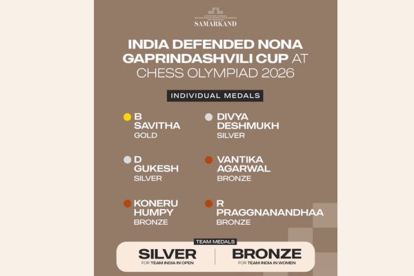 Vice President, Prime Minister congratulate Indian chess players on Chess Olympiad success