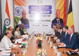 Defence Minister Rajnath Singh & his Belgian counterpart commit to expanding bilateral defence ties through dialogue, high-level visits &capacity building