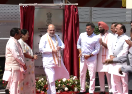 HM Amit Shah inaugurates Barapullah Phase-III corridor in Delhi HM Amit Shah inaugurates Barapullah Phase-III corridor in Delhi