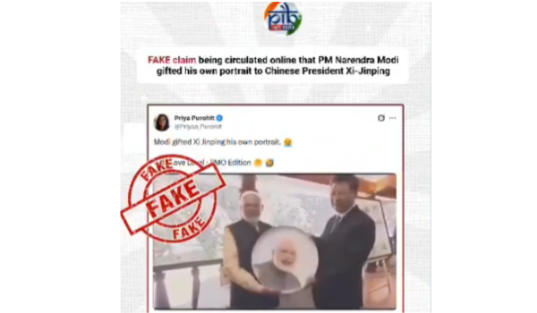 Govt refutes claims that PM Narendra Modi gifted portrait of himself to Chinese President Xi Jinping