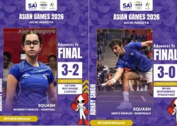 Anahat Singh, Abhay Singh enter squash singles finals at Asian Games
