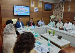 Akashvani DG Rajeev Kumar Jain chairs review meeting of Regional Channel Managers of North Zone at Akashvani Srinagar Akashvani DG Rajeev Kumar Jain chairs review meeting of Regional Channel Managers of North Zone at Akashvani Srinagar