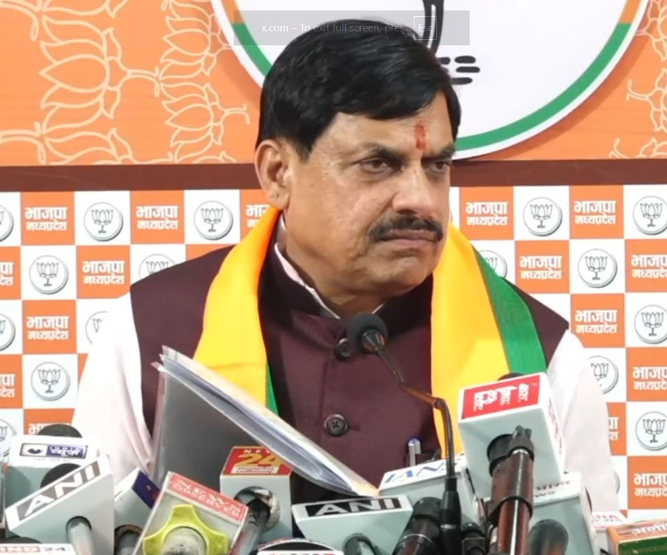 Madhya Pradesh CM Mohan Yadav, BJP State Chief Criticise Congress Over SIR Allegations