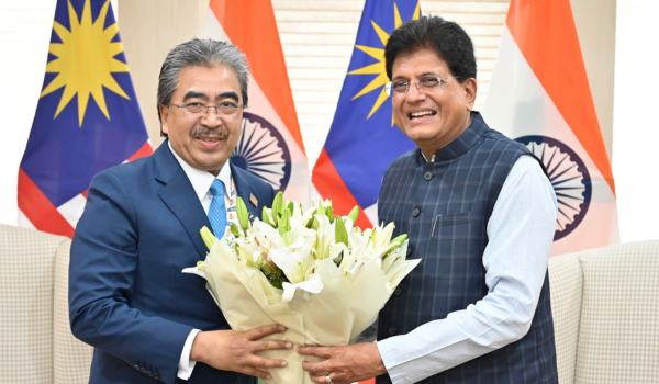Union Minister Piyush Goyal holds bilateral meeting with Malaysian Minister of Investment, Trade and Industry in New Delhi