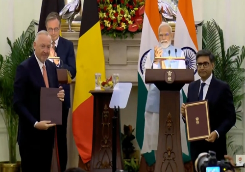 India, Belgium agree to double bilateral trade in next 5yrs; PM Modi holds talks with his Belgian counterpart Bart De Wever in New Delhi