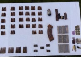 J&K: Security forces recover arms & ammunition during search operation in Reasi district