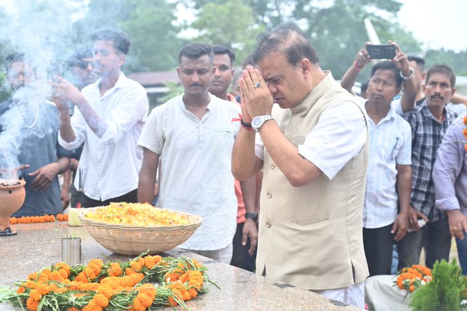 বিটিচিৰ উপাধ্যক্ষ প্রয়াত বিজিত গৌৰা নাৰ্জাৰীৰ প্ৰতি মুখ্যমন্ত্ৰীৰ শ্ৰদ্ধাঞ্জলি জ্ঞাপন