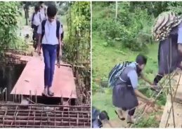 NHRC seeks report over children using iron ladder to cross river in Chhattisgarh NHRC seeks report over children using iron ladder to cross river in Chhattisgarh