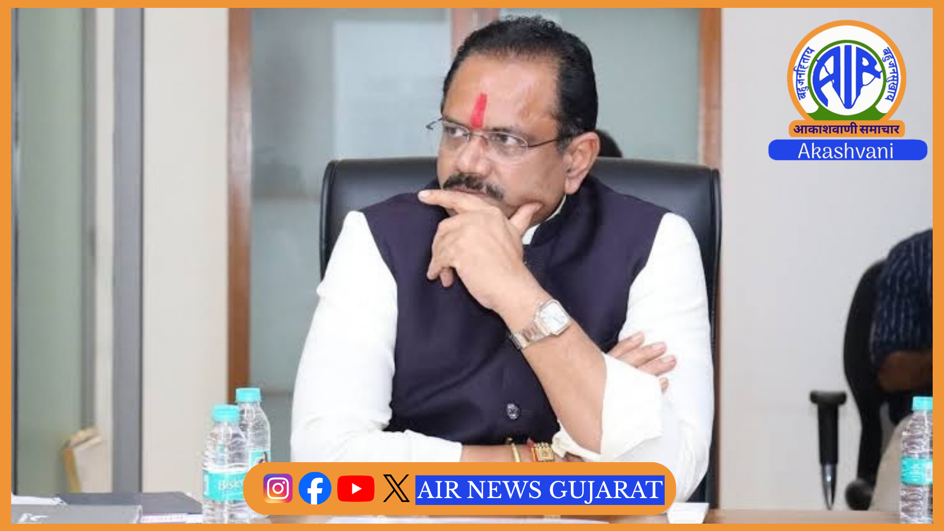 નવી દિલ્હી ખાતે આયોજિત બે દિવસીય ‘રાષ્ટ્રીય કૃષિ પરિષદમાં રાજ્યના કૃષિ મંત્રી જીતુ વાઘાણીએ ગુજરાતની કૃષિની સિધ્ધિઓ વર્ણવી