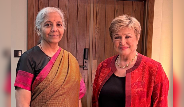Finance Minister Nirmala Sitharaman meets IMF’s MD Kristalina Georgieva in US