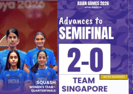 India’s Women’s Squash team reaches Asian Games semifinals India’s Women’s Squash team reaches Asian Games semifinals