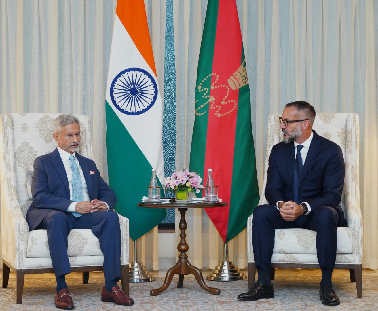 EAM Dr S Jaishankar meets 50th Imam of Ismaili community Prince Rahim Aga Khan V in New Delhi