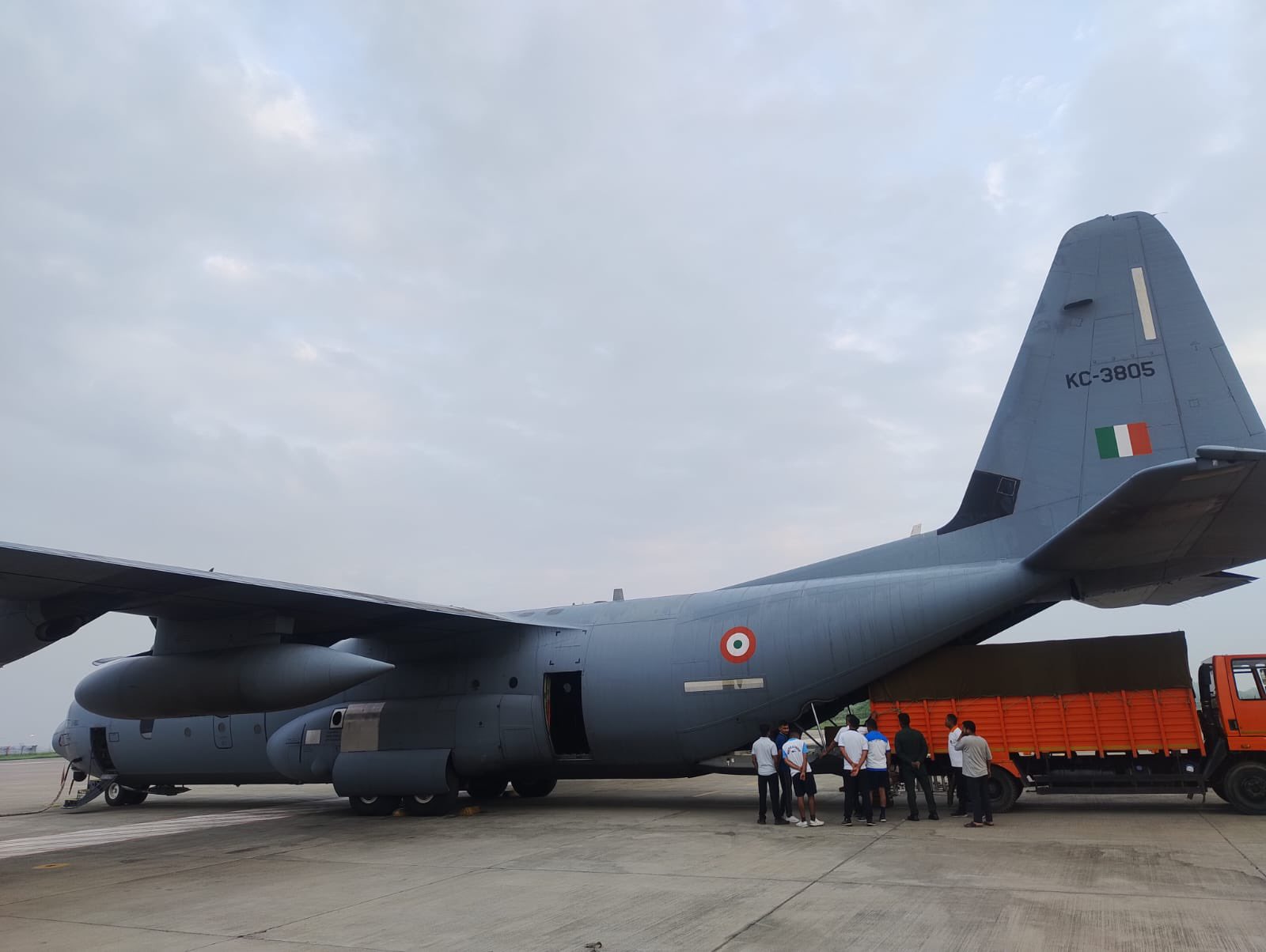 Fifth Indian aircraft carrying relief material departs for Nepal