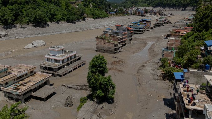 नेपाल में विनाशकारी बाढ़ से मरने वालों की संख्या 1100 से अधिक हुई