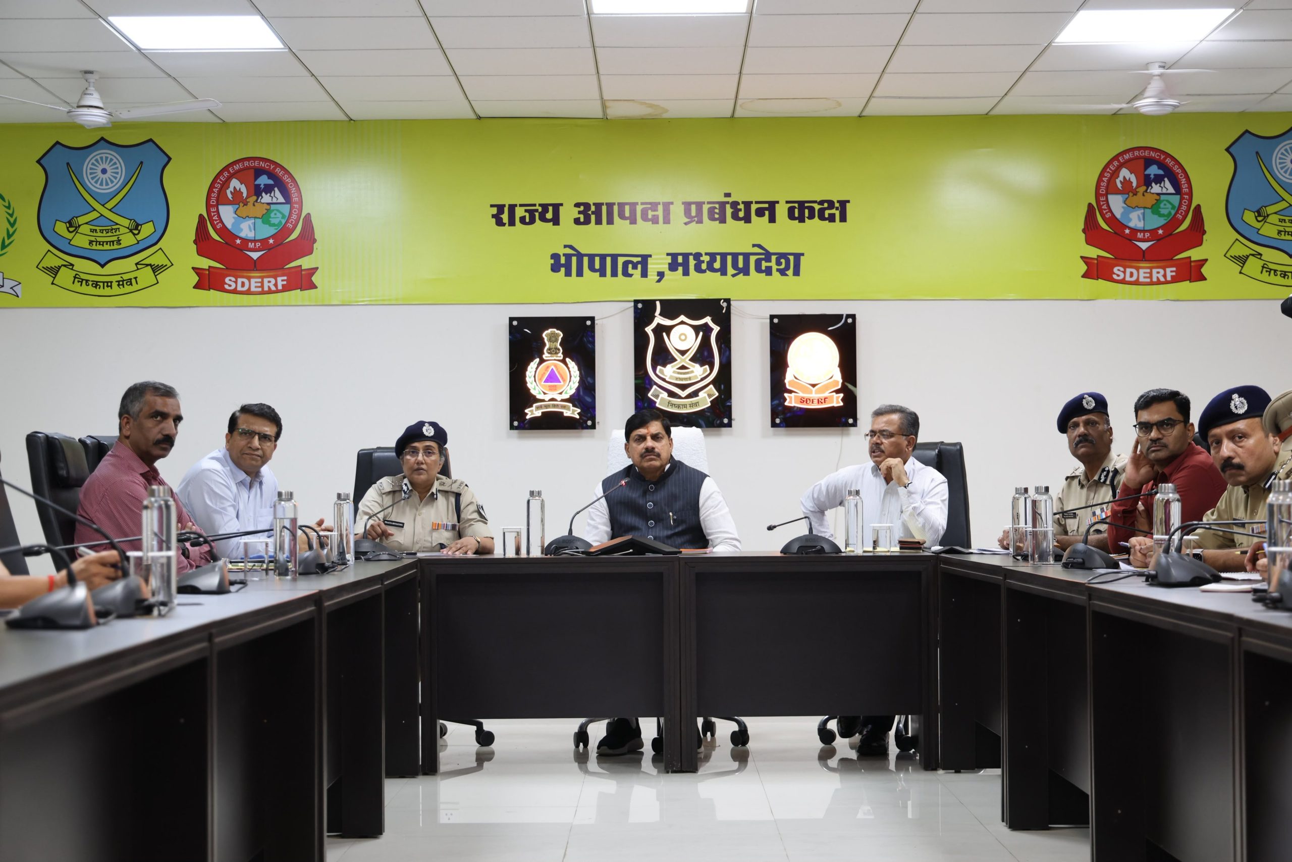 Madhya Pradesh CM Dr. Mohan Yadav reviews flood situation in Bhopal