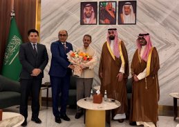 Union Minister Kirti Vardhan Singh arrives in Riyadh, Saudi Arabia for four-day bilateral visit