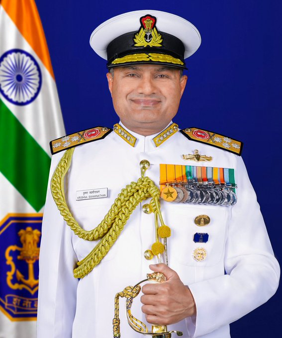 नौसेना प्रमुख एडमिरल कृष्ण स्वामीनाथन कल से ऑस्ट्रेलिया और न्यूजीलैंड की आधिकारिक यात्रा पर रहेंगे