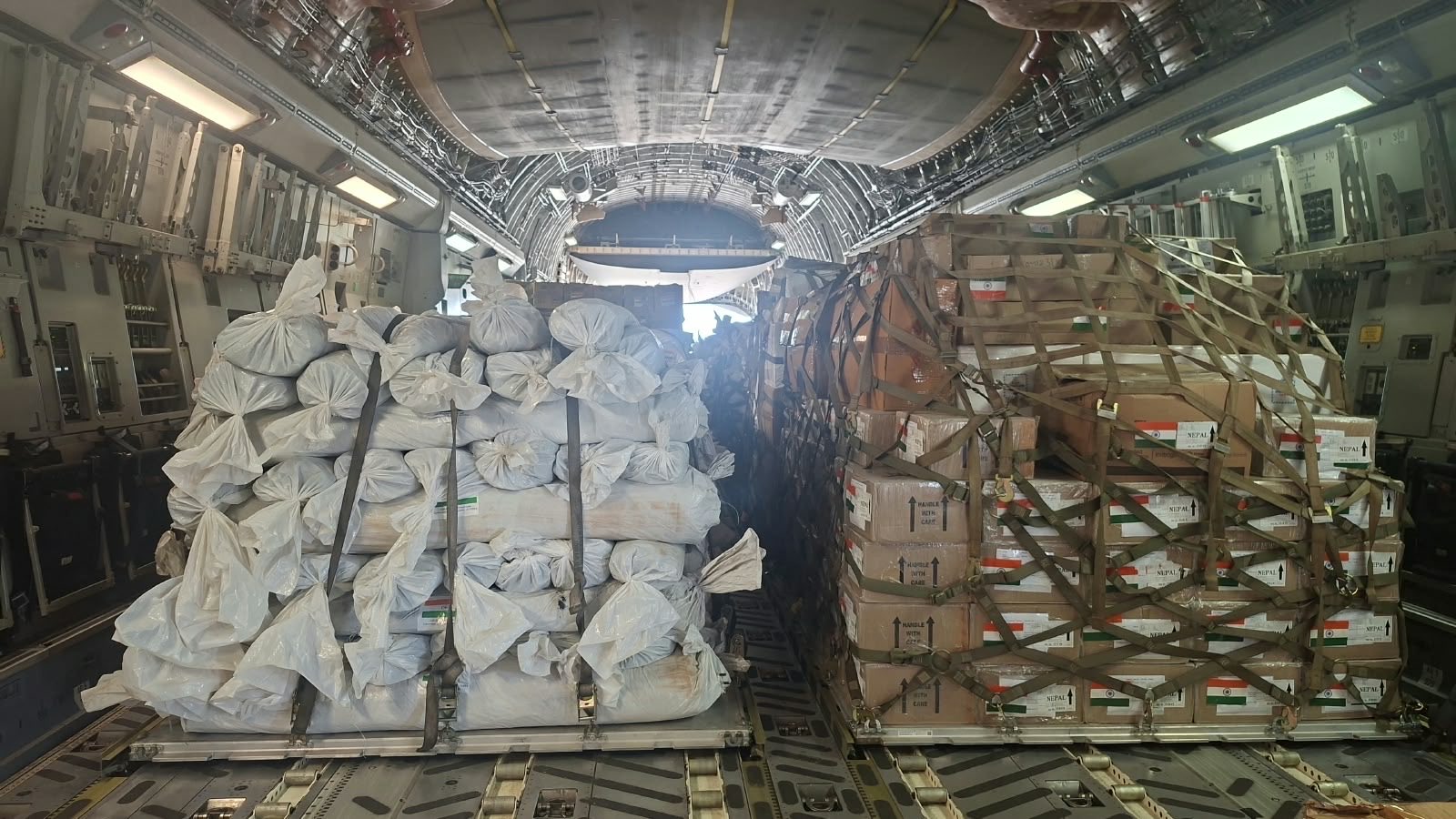 India ramps up Nepal flood relief with 8th aid flight, specialised tunnel team and forensic experts