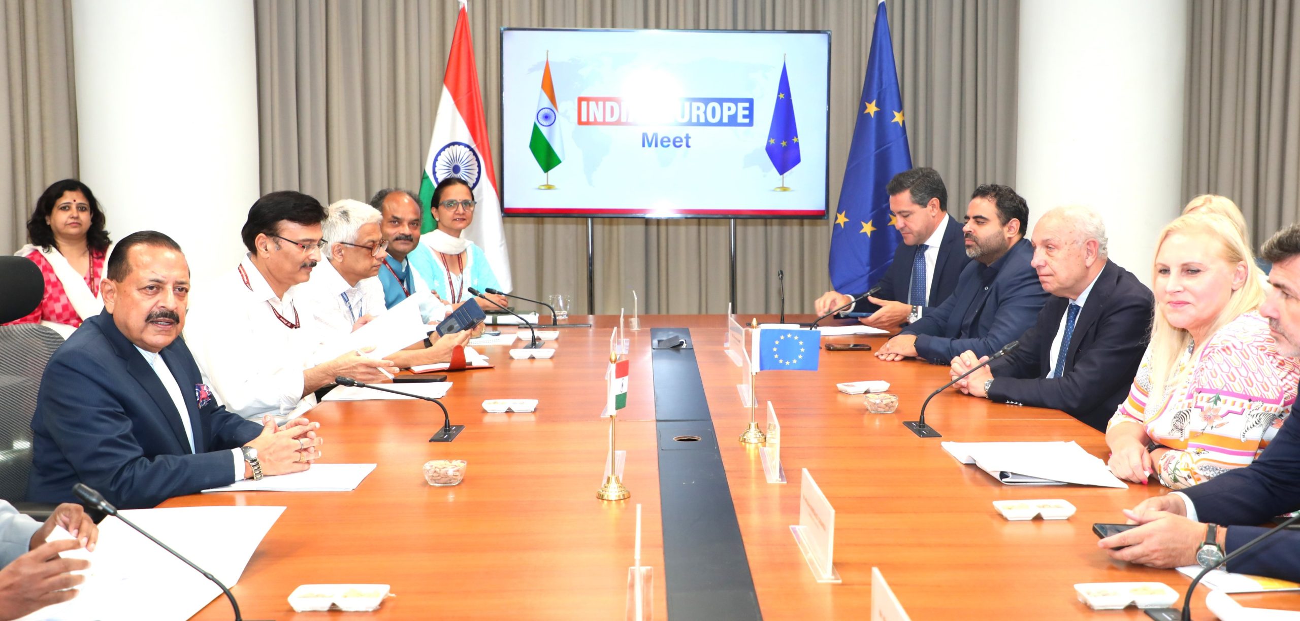 Union Minister Jitendra Singh Holds Talks with European Parliament Delegation on India-EU FTA and Technology Cooperation