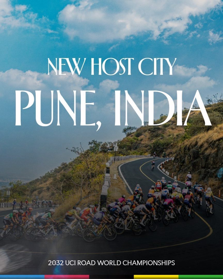 भारत पहली बार करेगा UCI रोड वर्ल्ड चैंपियनशिप की मेजबानी, 2032 में पुणे होगा मेजबान शहर