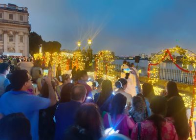 Thousands gather for first-ever Ganga Aarti on banks of River Thames