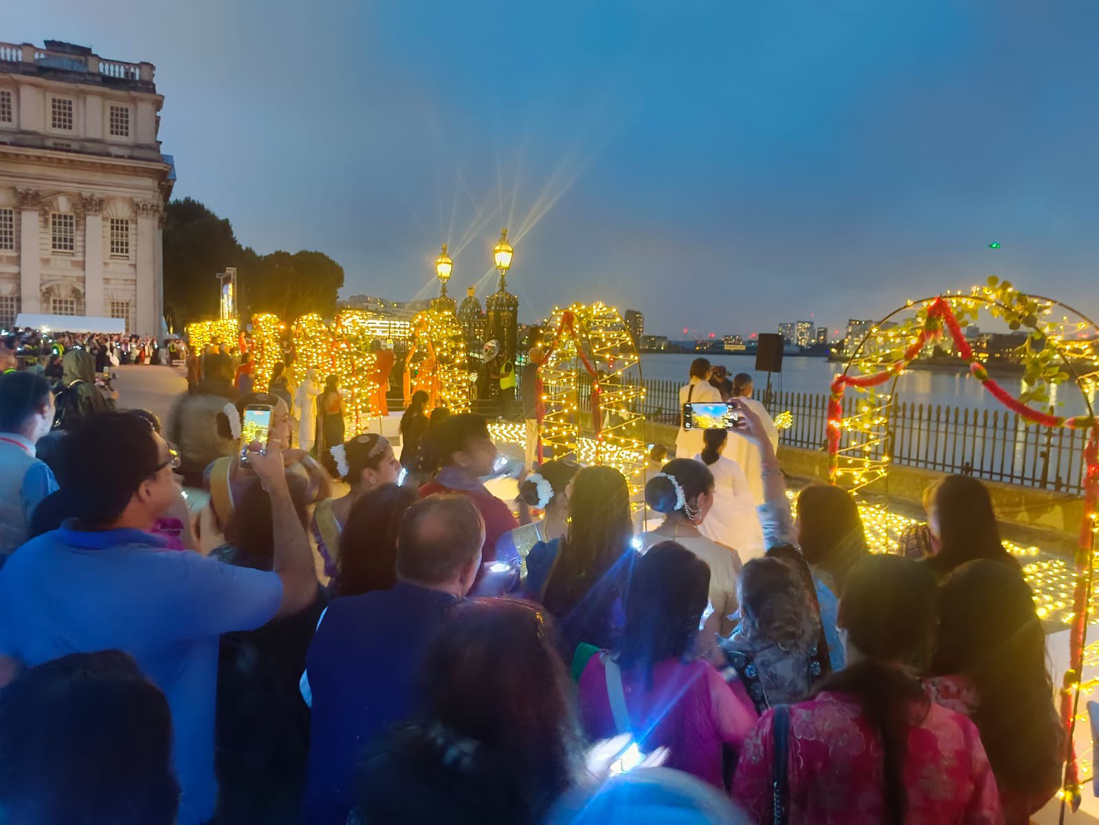 Thousands gather for first-ever Ganga Aarti on banks of River Thames