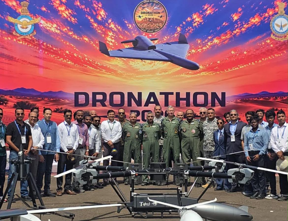 IAF’s First ‘Dronathon-2026’ begins at Pokhran Field Firing Range, Jaisalmer