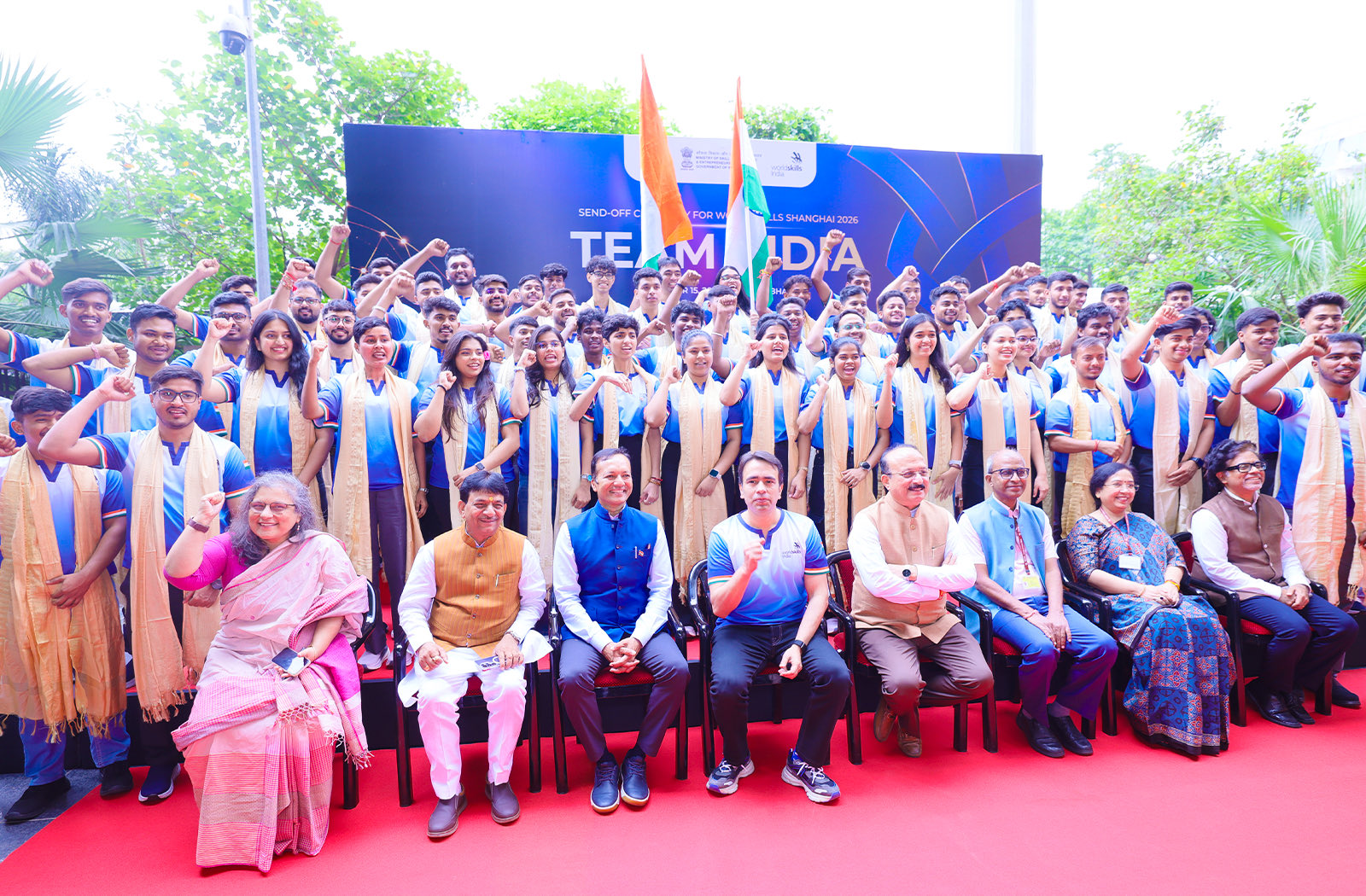 वर्ल्डस्किल्स शंघाई के लिए भारत का अब तक का सबसे बड़ा 70 सदस्यीय दल रवाना