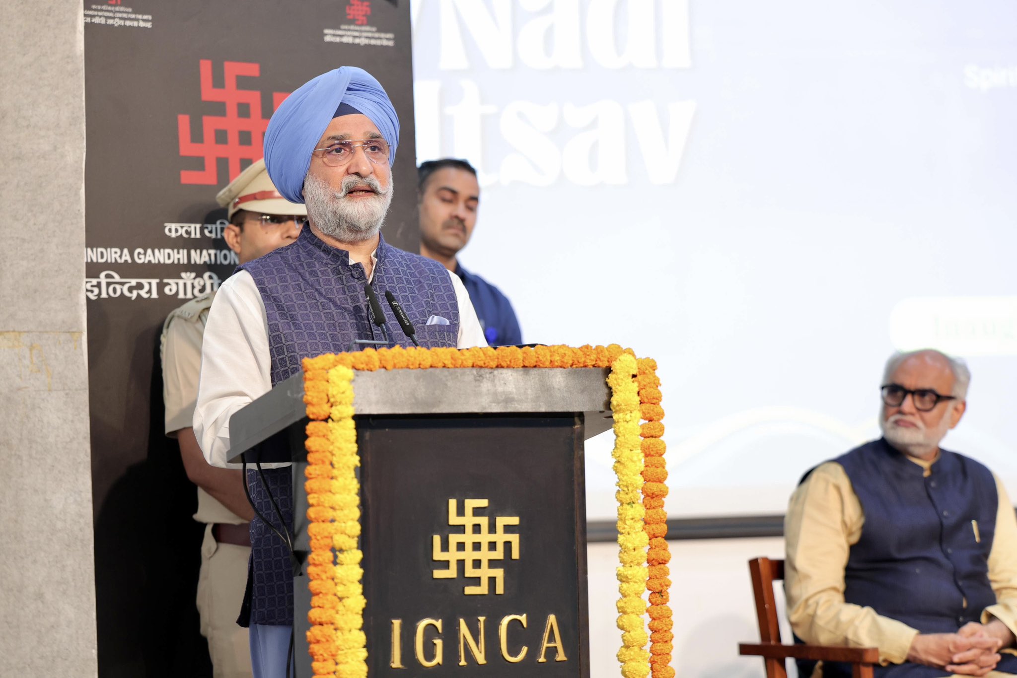 Delhi LG addresses inaugural ceremony of 7th Nadi Utsav in New Delhi