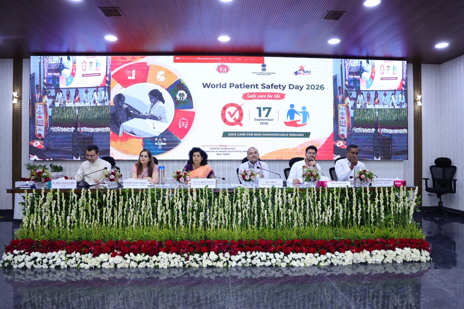 रोगी सुरक्षा को संपूर्ण स्वास्थ्य प्रणाली से जोड़कर देखा जाना चाहिए: स्वास्थ्य मंत्रालय की अतिरिक्त सचिव आराधना पटनायक