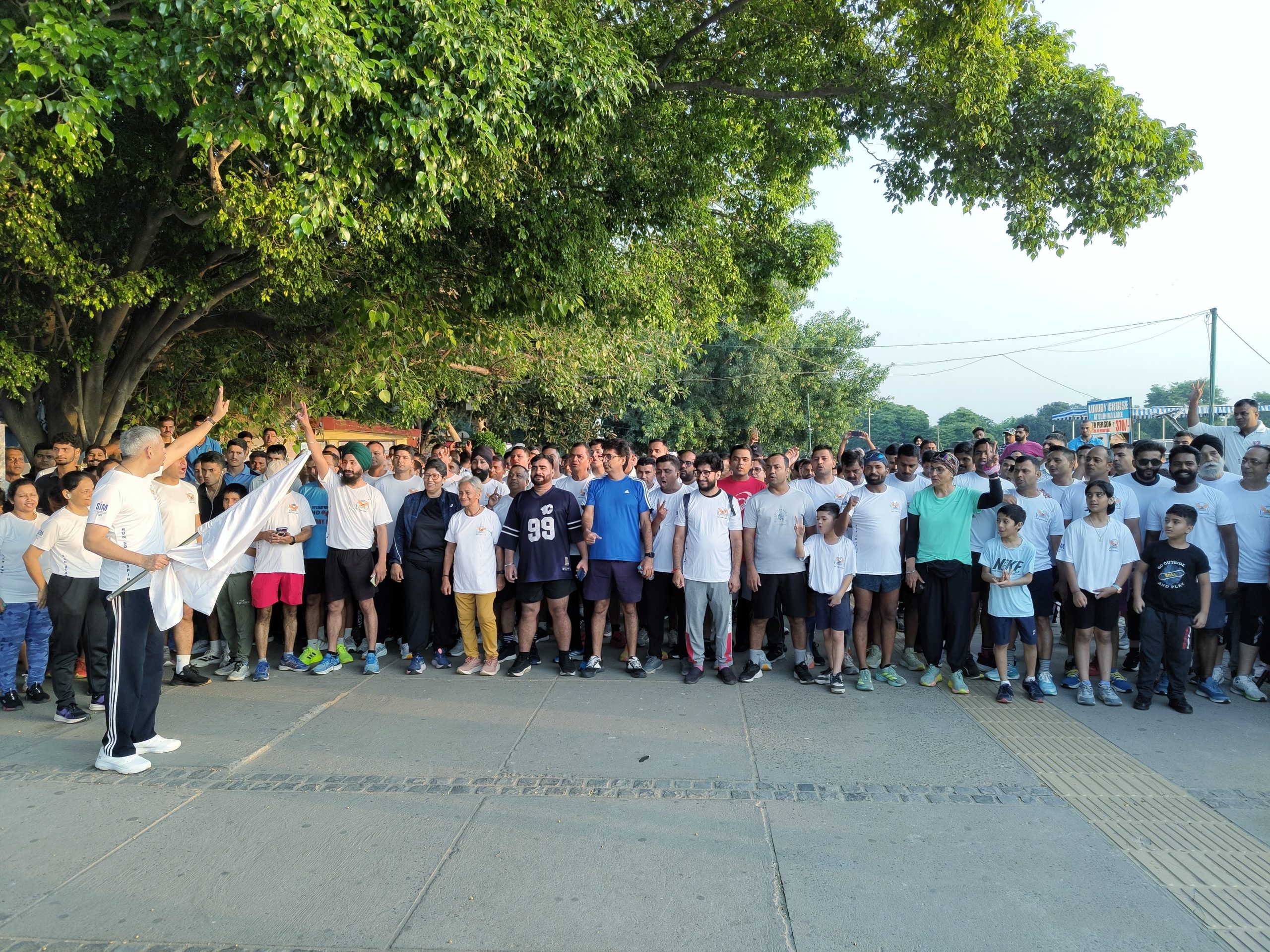 सेखों भारतीय वायु सेना मैराथन-2026 से पहले चंडीगढ़ में दौड़ का आयोजन