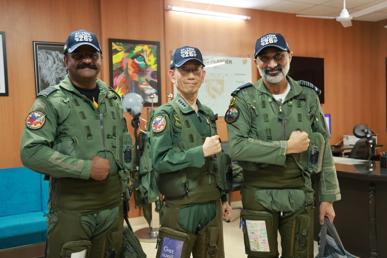 India-Japan Air Forces Conclude Veer Guardian 2026 Exercise at Jodhpur Air Force Station
