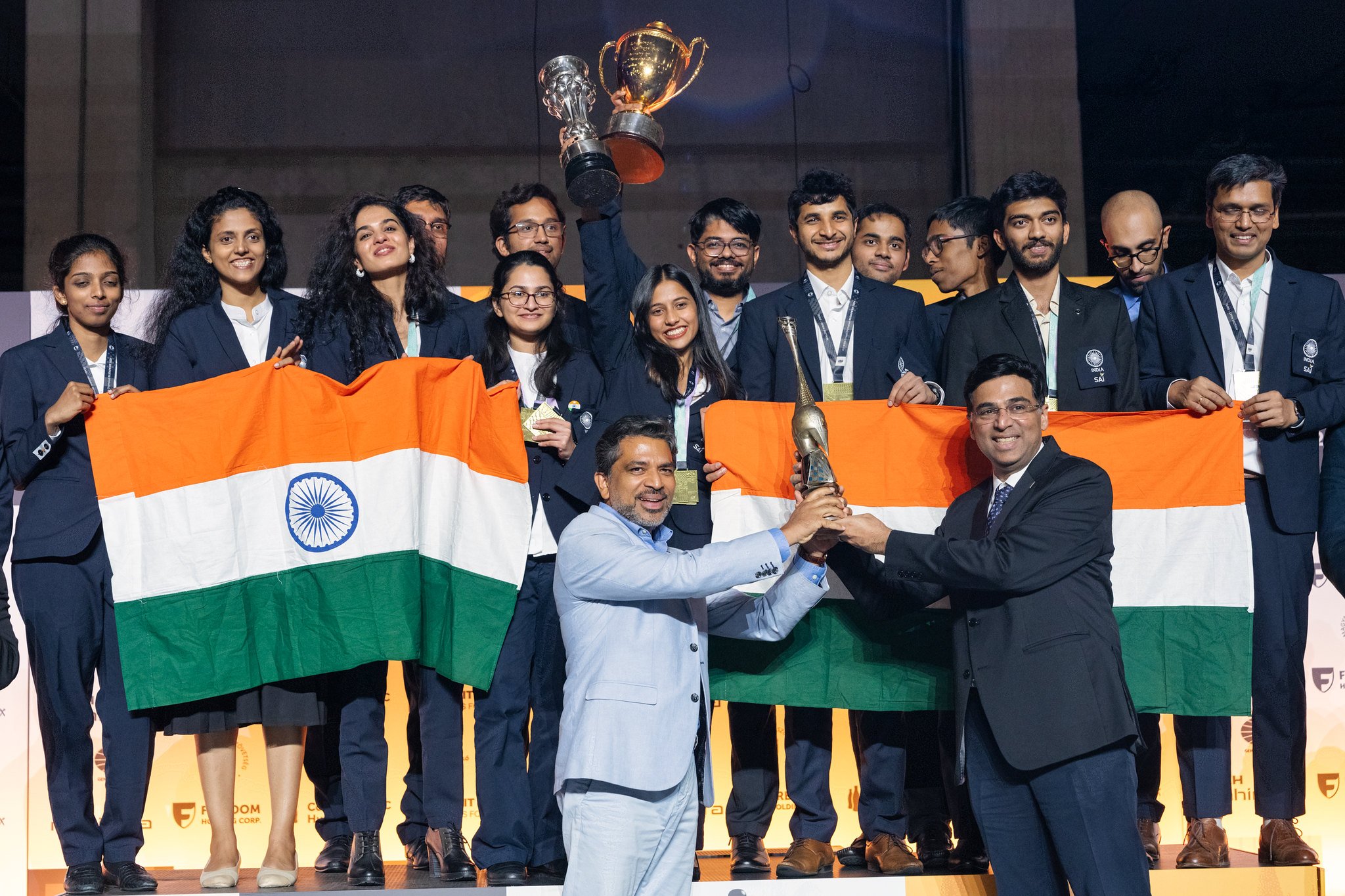 India retain Nona Gaprindashvili Trophy at Chess Olympiad in Uzebkistan
