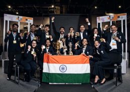 India Retains Nona Gaprindashvili Trophy at Chess Olympiad with Open Silver, Women’s Bronze India Retains Nona Gaprindashvili Trophy at Chess Olympiad with Open Silver, Women’s Bronze