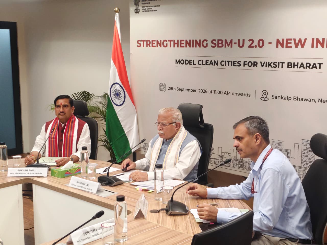 Union Minister Manohar Lal calls upon states, UTs to make Swachhata Hi Seva 2026 people’s movement